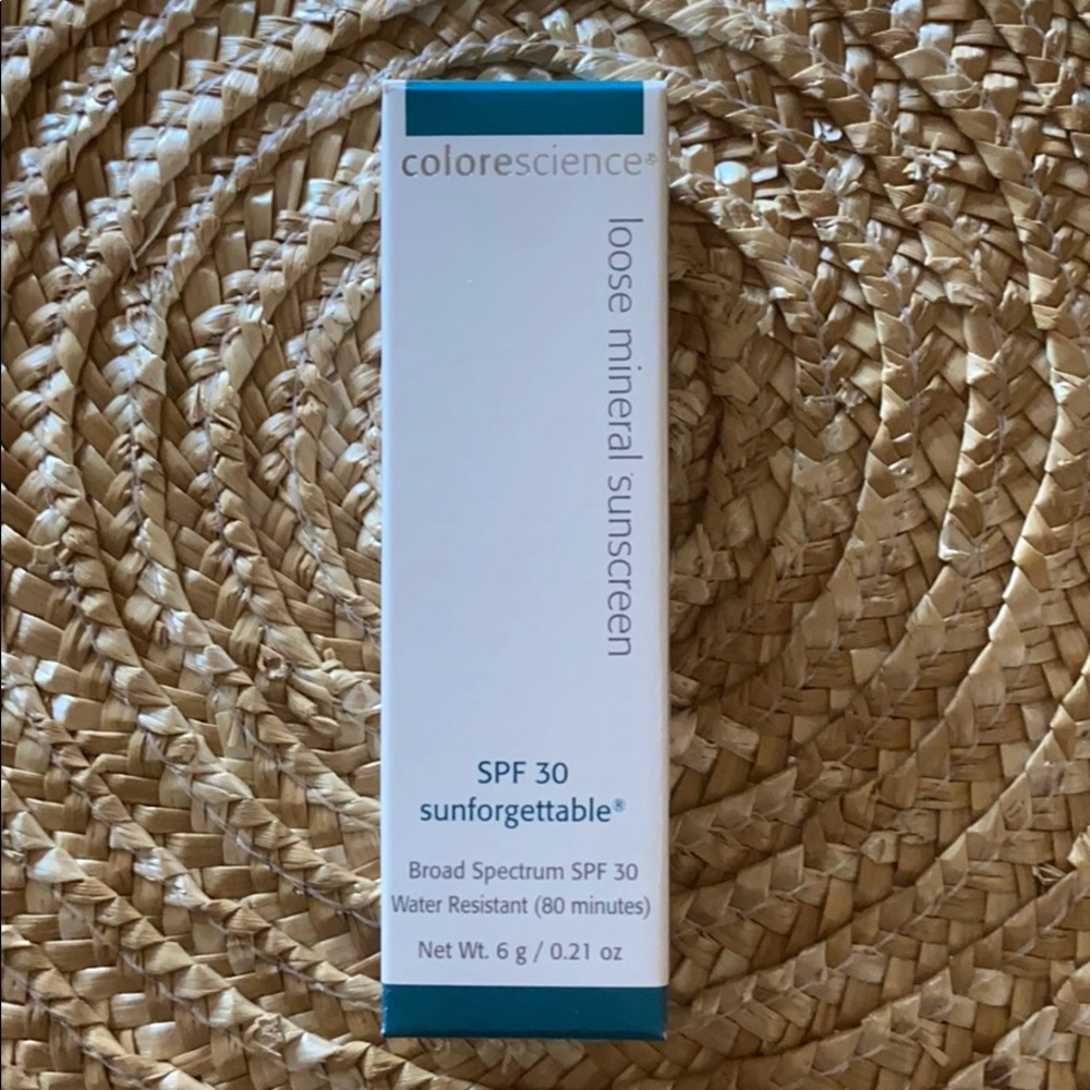 New, unused Colorescience Sunforgettable powder